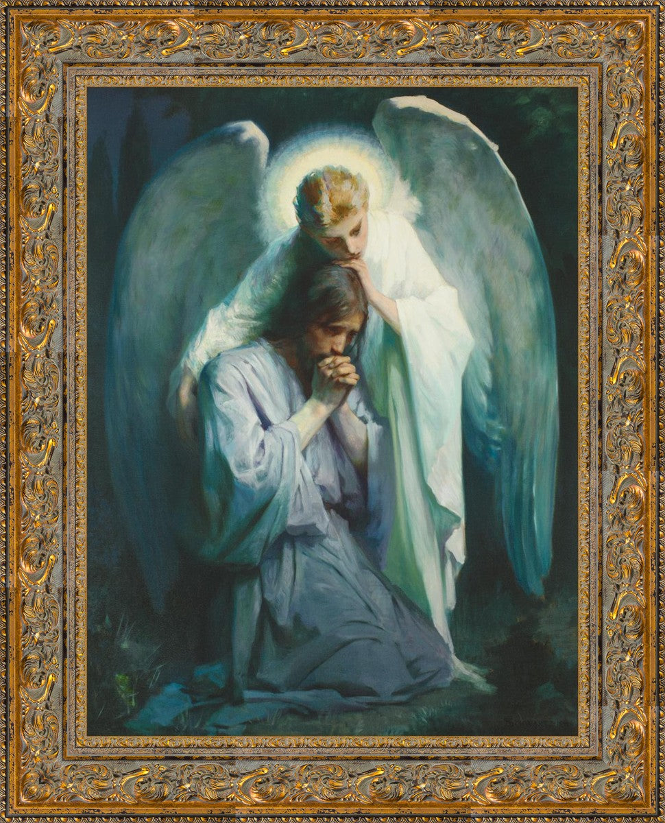 Agony in the Garden - Religious Art Print - Biblical Wall Decor for Home, Church & Office - Jesus Christ Prayer Scene - Christian Gift Idea