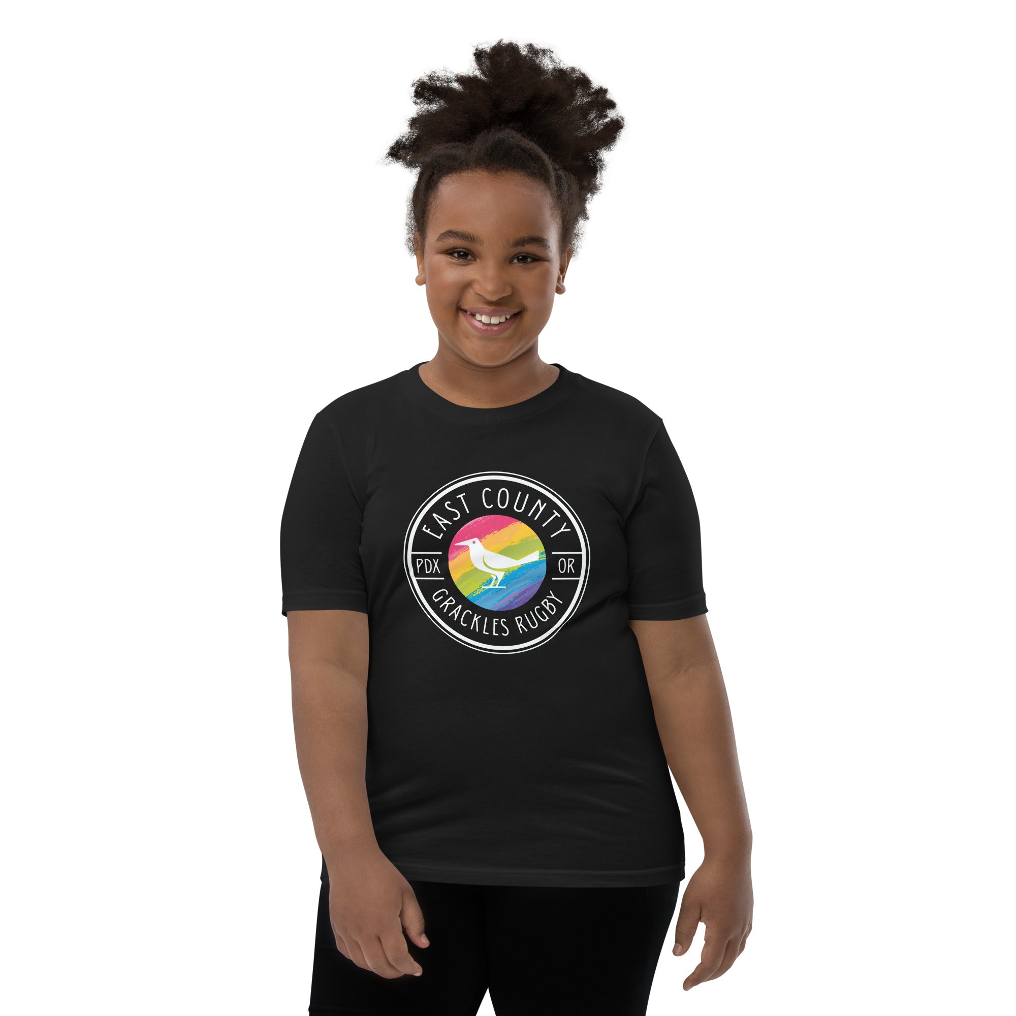 East Co. Grackles Youth Social Tee - Trendy Graphic T-Shirt for Boys & Girls - Perfect for School, Parties & Casual Outings