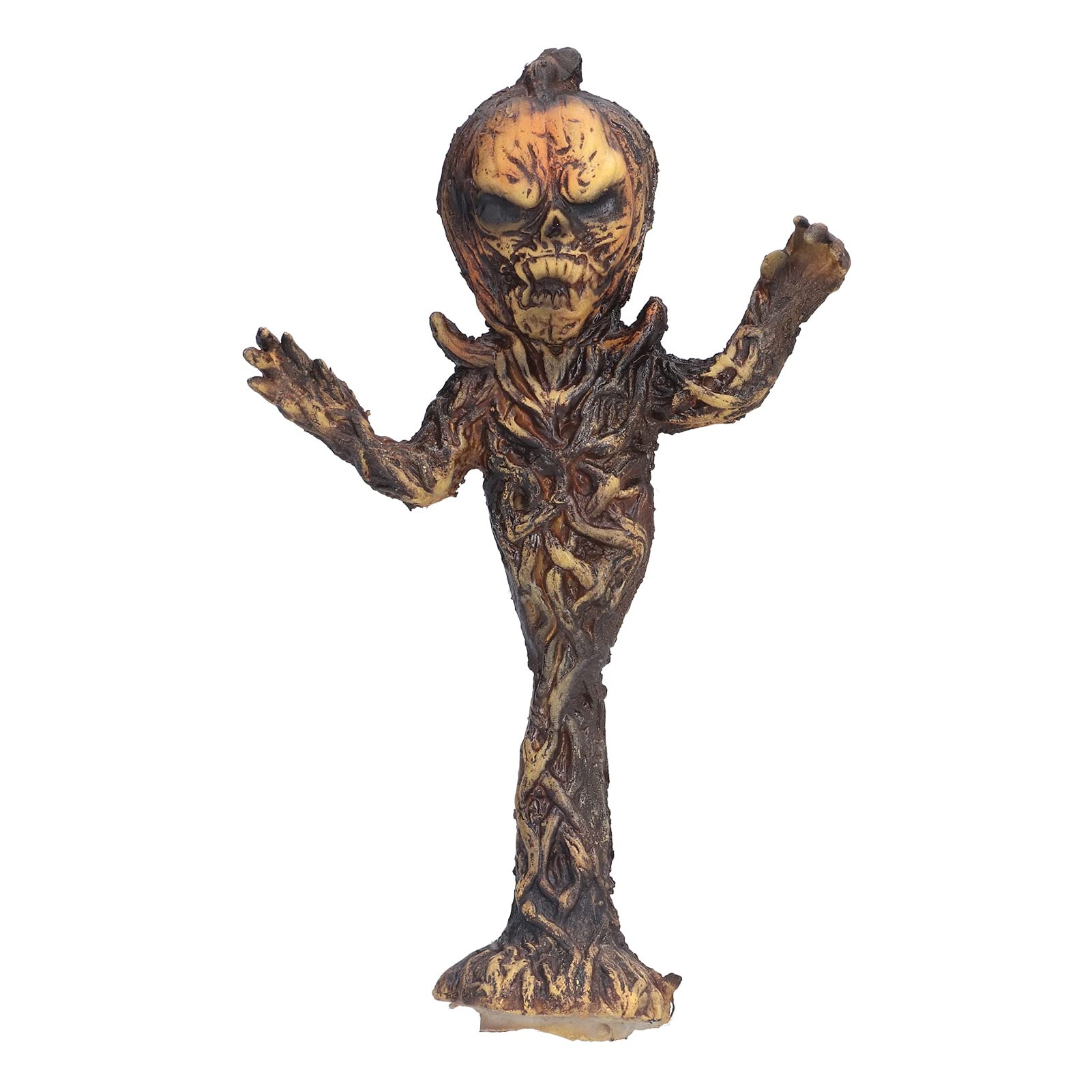 SoarUp Resin Pumpkin Head Light - Funny Halloween Decor with Multiple Lighting Modes for Living Room, Hotel, Party & Outdoor Decorations