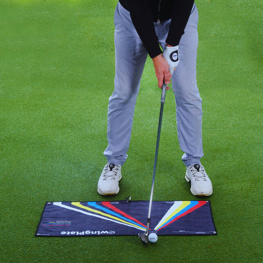 Stance Towel by Swing Plate - Premium Golf & Sports Towel for Golfers, Athletes & Outdoor Enthusiasts - Absorbent & Quick-Drying for Golf, Gym, Tennis & Outdoor Activities