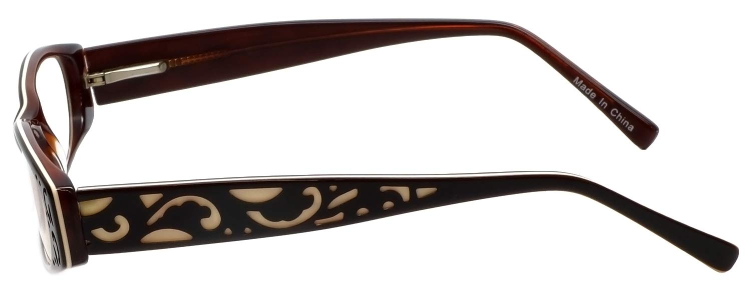 Calabria 854 Designer Reading Glasses with Hard Case - Stylish & Durable for Reading, Computer Work & Everyday Use