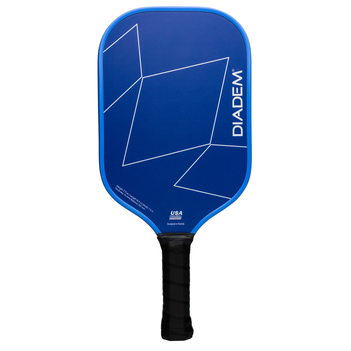 Diadem First Responder Series V2 Rush Pickleball Paddle - Premium Carbon Fiber Paddle for Competitive Play | Ideal for Tournaments, Outdoor & Indoor Games