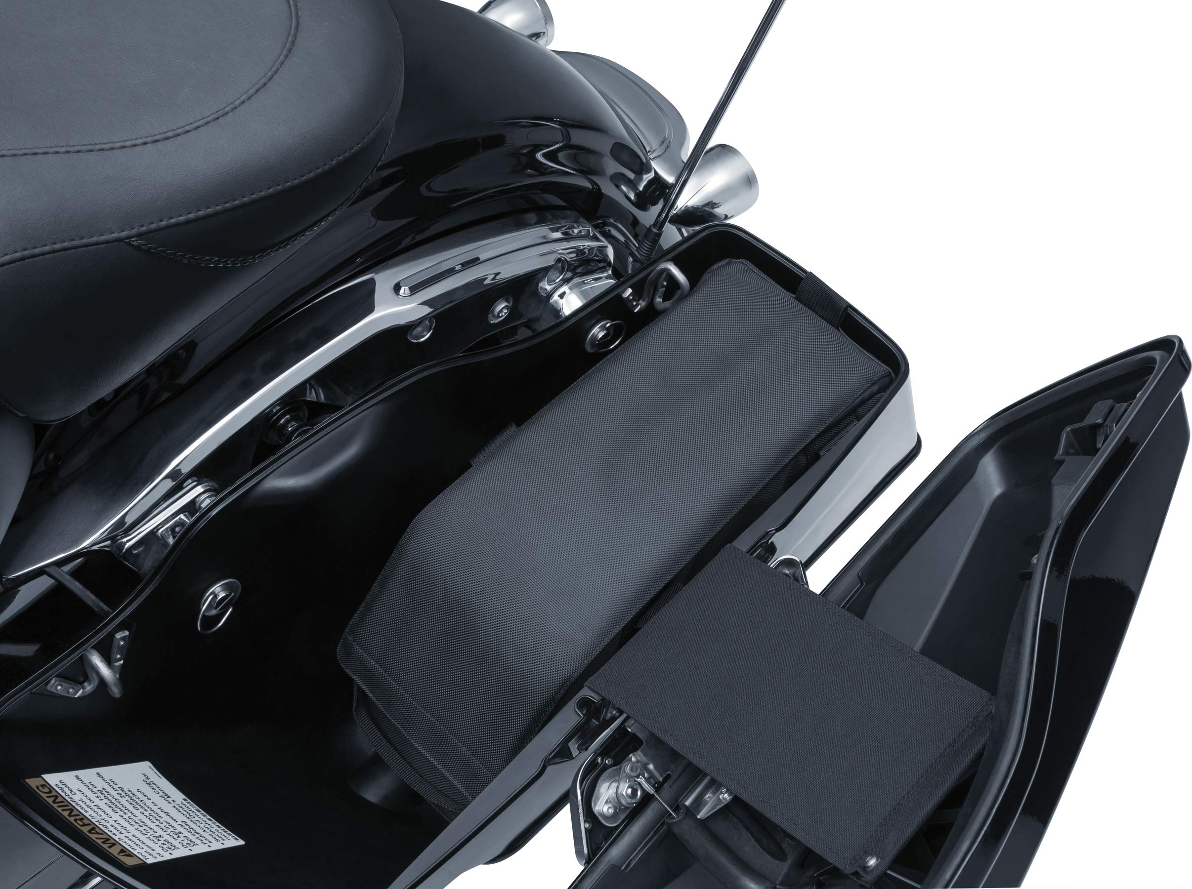 Kuryakyn 5202 Insulated Motorcycle Saddlebag Cooler Bag with Bottle Opener - 18 Can/12 Bottle Capacity, Black (Pack of 1) | Perfect for Motorcycle Rides, Camping & Outdoor Adventures