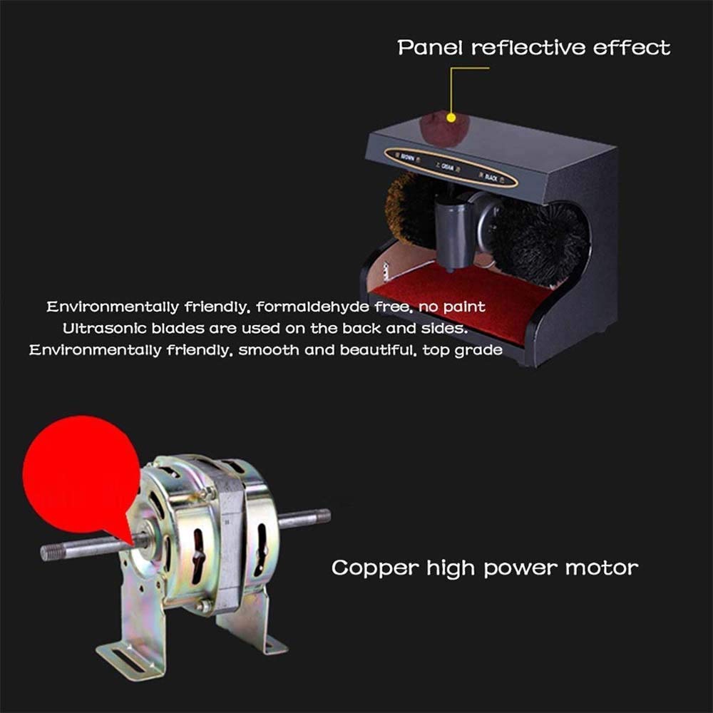 Original Electric Boot Scraper & Shoe Polisher Machine - Automatic Sensor Brush for Boots, Shoes Cleaning - Vertical Design for Hotels, Entrances & Halls (Silver) - Perfect for Commercial Spaces, Offices & Home Use