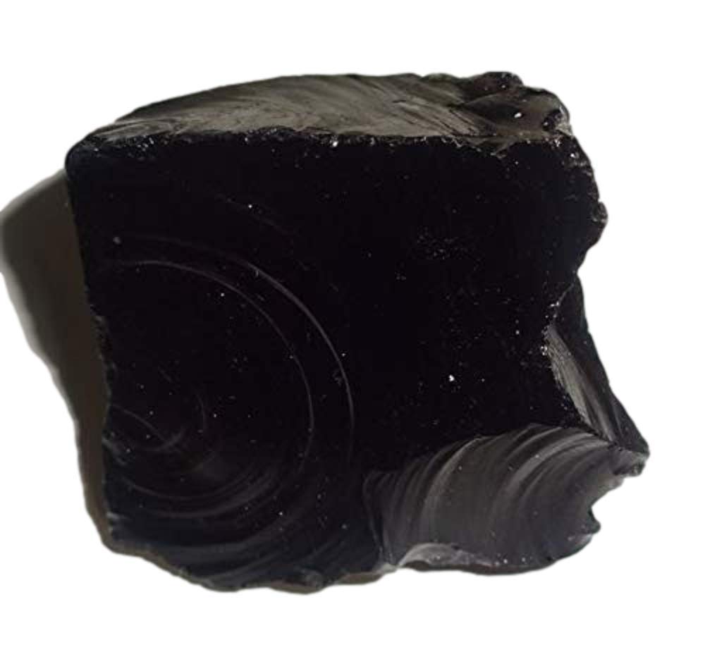 Natural Black Sheen Obsidian Rough Raw Crystal - Healing Gemstone for Spiritual Growth, Chakra Balancing & Metaphysical Use - Perfect for Meditation, Energy Work & Home Decor