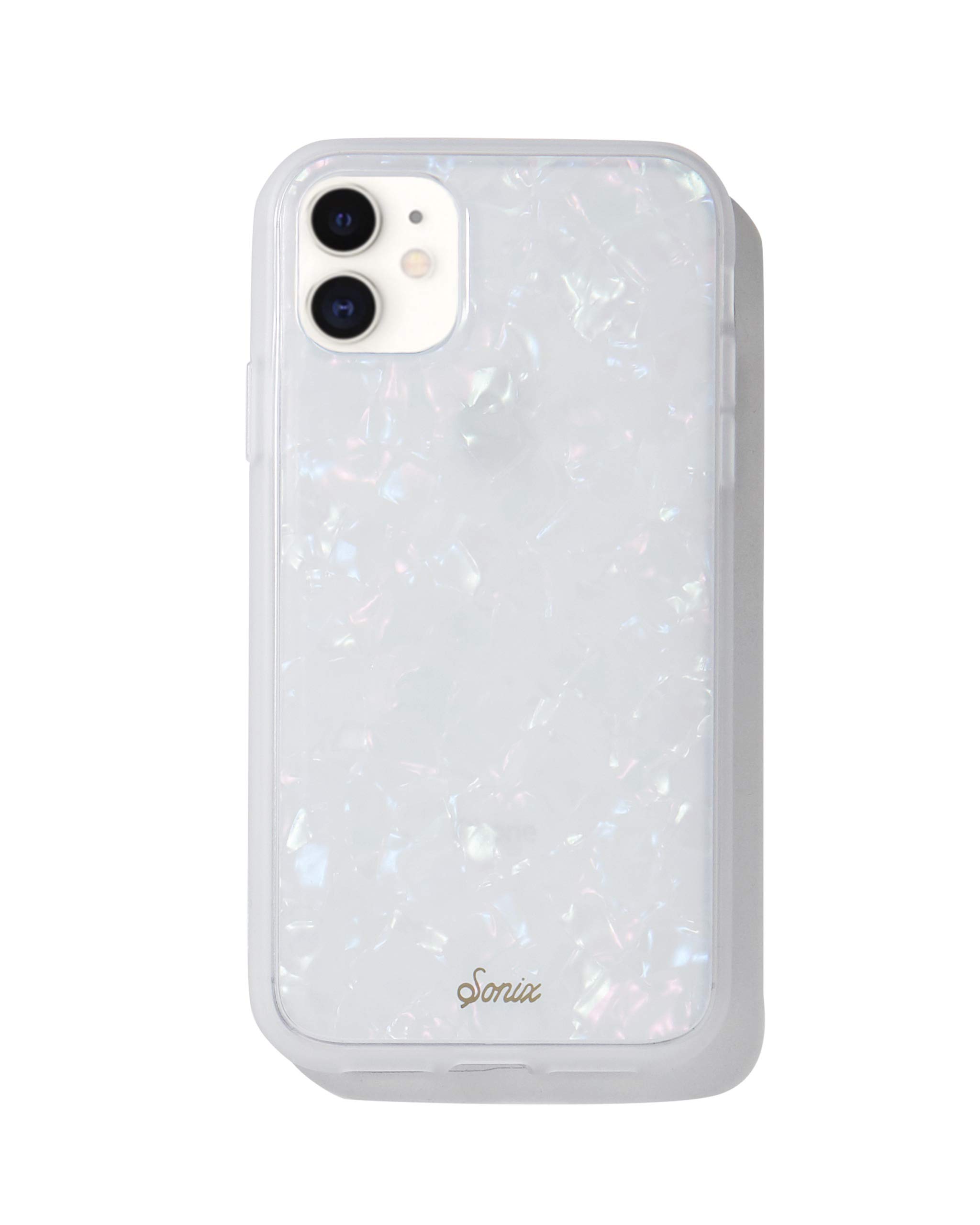 Sonix Pearl Tort Case for iPhone 11 - 10ft Drop Tested Protective Translucent Iridescent White Marble Phone Cover | Perfect for Everyday Use, Work & Travel Protection