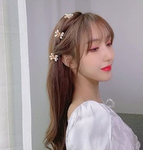 SONPAL 6-Piece Korean Style Pearl Hair Clips Set - Large Hair Pins & Barrettes for Women & Girls - Fashion Hair Accessories for Weddings, Parties & Everyday Styling