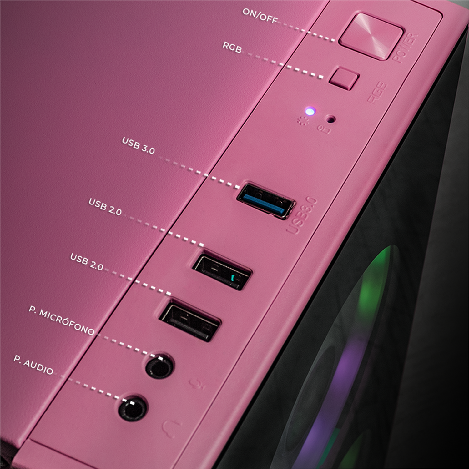 Xtreme PC Gaming Desktop - NVIDIA GeForce RTX 4060, AMD Ryzen 5 5500, 32GB RAM, 1TB SSD, WiFi - DragonFly Pink | High-Performance Gaming & Streaming PC for Esports & Content Creation
