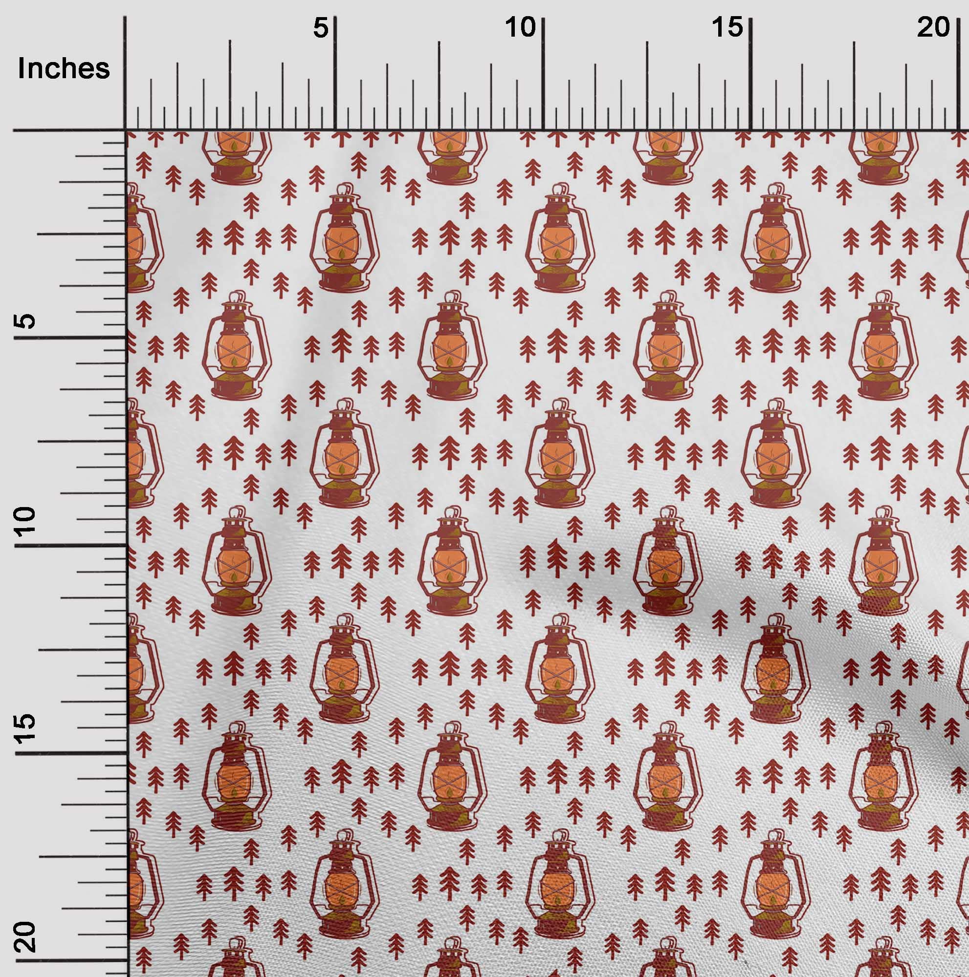 oneOone Cotton Flex Orange Halloween Fabric - 40 Inch Wide Quilting & Sewing Material for DIY Lamps, Costumes, Home Decor | Premium Print Fabric by The Yard