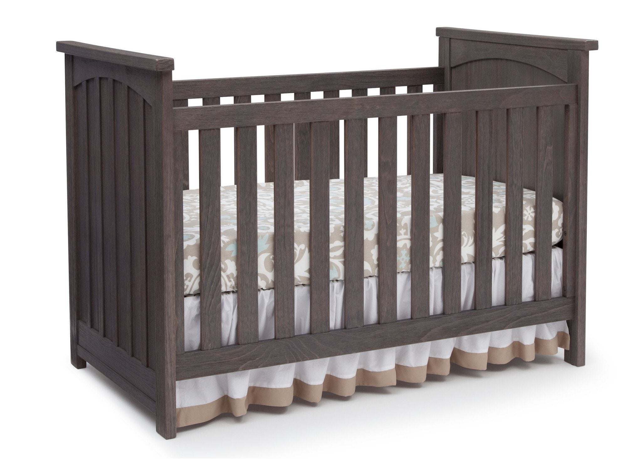 Northbrook 3-in-1 Convertible Baby Crib - Toddler Bed & Daybed - Safe Nursery Furniture for Newborns & Kids - Perfect for Bedrooms, Daycare & Guest Rooms