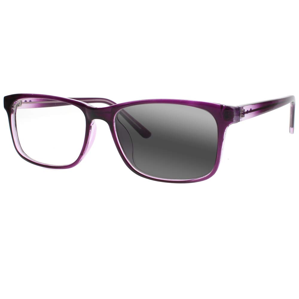 Progressive Transition Photochromic Multifocal Reading Glasses for Men & Women - Light Adaptive Lenses for Indoor/Outdoor Reading & Computer Use