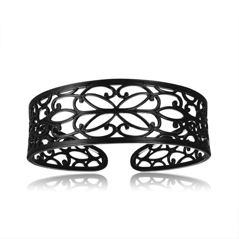 Minihope Women's Fashion Headbands - Soft Stretch Hair Accessories for Girls & Women, Black & Brown Set of 2 - Perfect for Workouts, Yoga, and Everyday Style