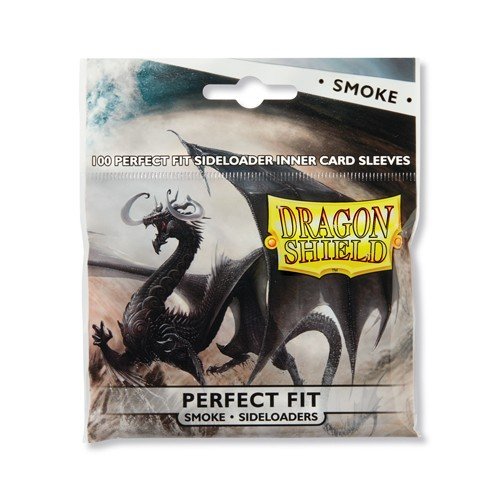 Dragon Shield Side-Loading Card Sleeves - Smoke (100 Count) | Premium Protection for MTG, Yu-Gi-Oh, Pokemon & Collectible Cards | Perfect for Gaming Tournaments & Card Storage