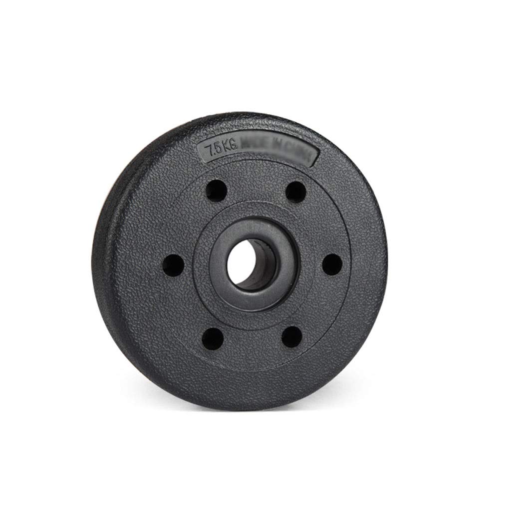 Fevilady 2-Pack PVC Dumbbell Weight Plates - 3cm Hole, Cement Mix Design for Strength Training, Home Gym, CrossFit & Weightlifting - Perfect for Dumbbells, Barbells & Fitness Equipment