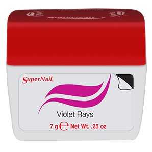 Supernail Gel Polish for Nails - Violet Rays Shimmer (0.25 Fl Oz) | Long-Lasting UV/LED Nail Polish | Perfect for Manicures, Pedicures & Nail Art | Salon Quality at Home