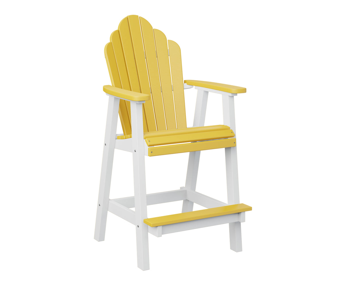 Berlin Gardens Cozi Back Bar Chair - Comfortable Counter Height Stool for Kitchen, Bar & Outdoor Use - Perfect for Dining, Entertaining & Relaxing
