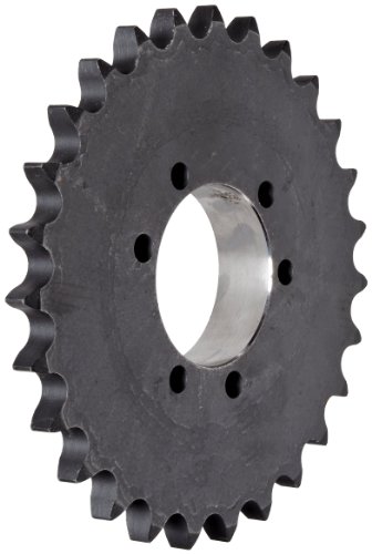Hardened Teeth Martin Roller Chain Sprocket - QD Bushed, Type B Hub, Single Strand, Size 80 Chain, 1