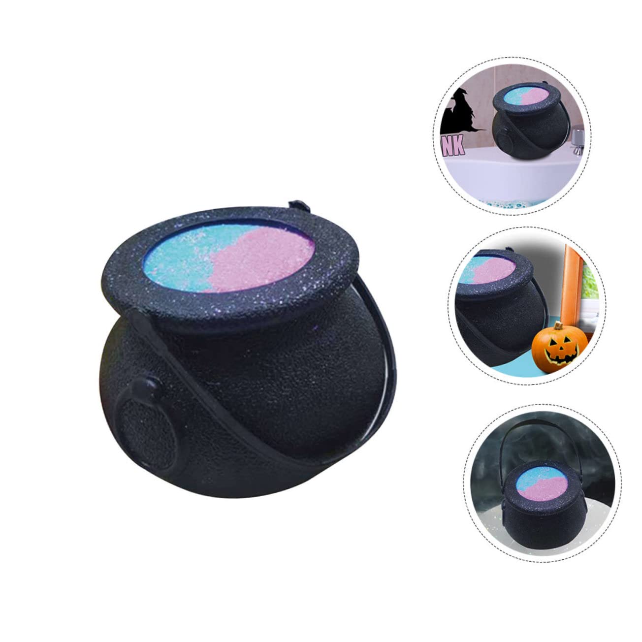 1pc Halloween Witch Salt Bubble Bath Bomb for Relaxing & Stress Relief - Safe, Skin-Friendly Bath Supplies for Spa, Self-Care & Gift Giving