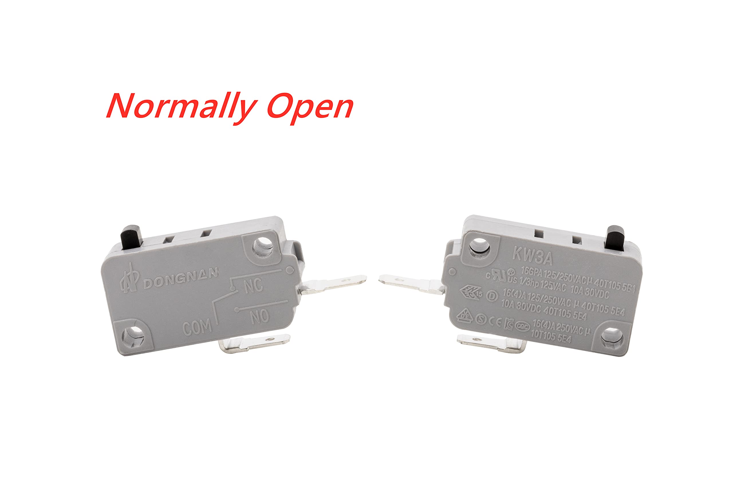KW3A Microwave Oven Door Switch 16A 125/250V - 2 Normally Open & 1 Normally Close Replacement Part - Perfect for Microwave Repair and Maintenance