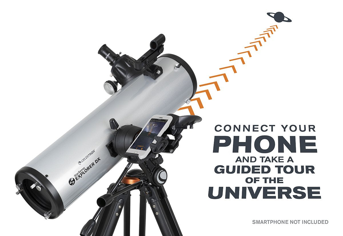 StarSense Explorer DX 130 Reflector Telescope for Adults & Beginners - Smartphone App Controlled Stargazing, Astronomy Observation & Night Sky Exploration