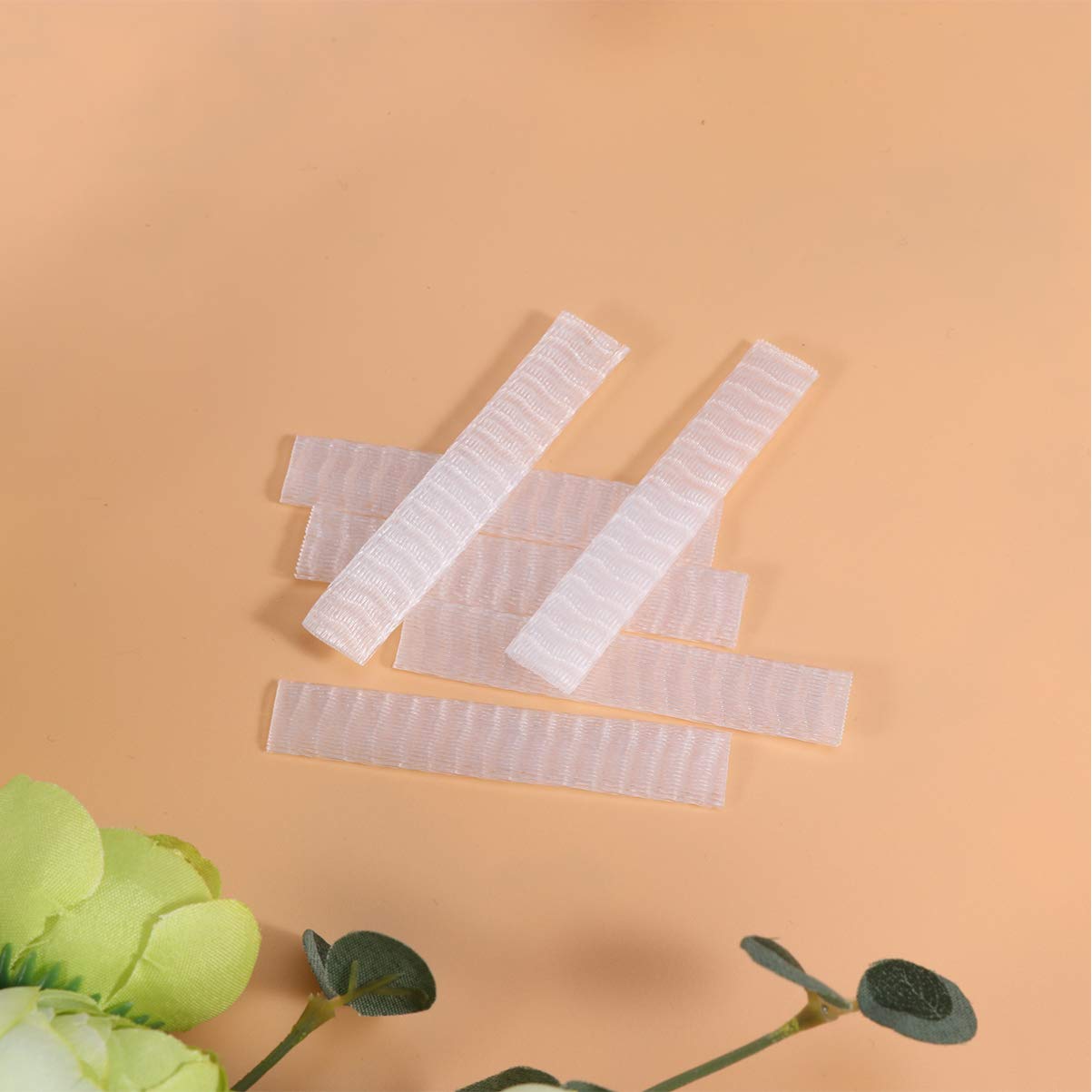 100pcs Mermaid Makeup Brush Covers - Trumpet Shaped Cosmetic Brush Protectors for Women, Travel-Friendly Makeup Accessories with Cable Tie (White) | Perfect for Travel, Home Storage & Makeup Artist Kits