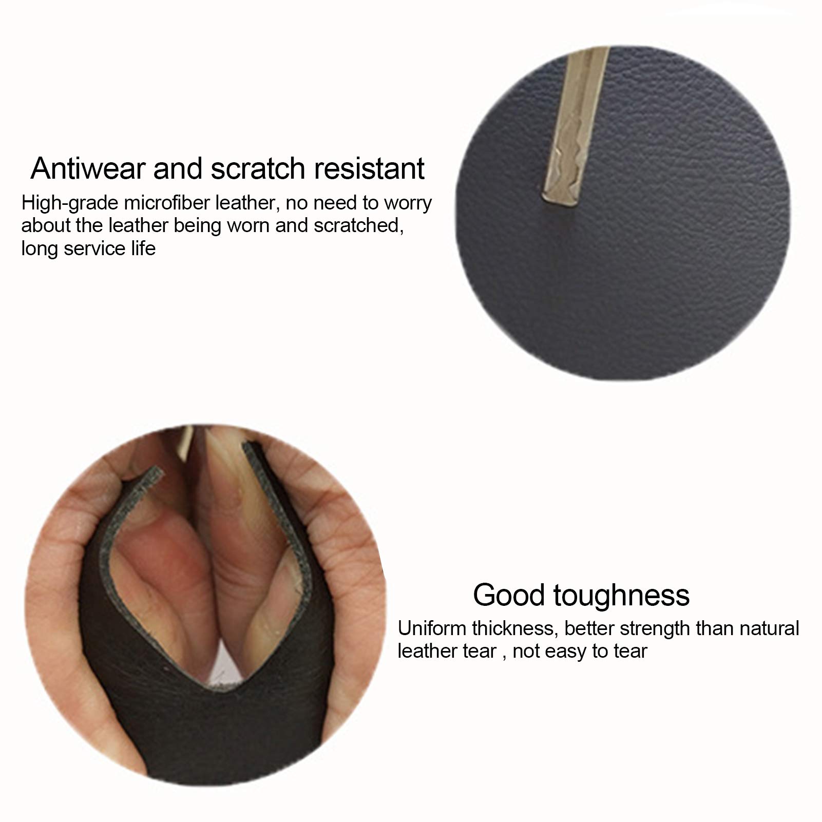 Premium Microfiber Leather Car Seat Armrest Cover for 2007-2009 Honda CRV - Black Auto Interior Accessory for Comfort & Style | Perfect for Daily Commute, Road Trips & Car Interior Protection