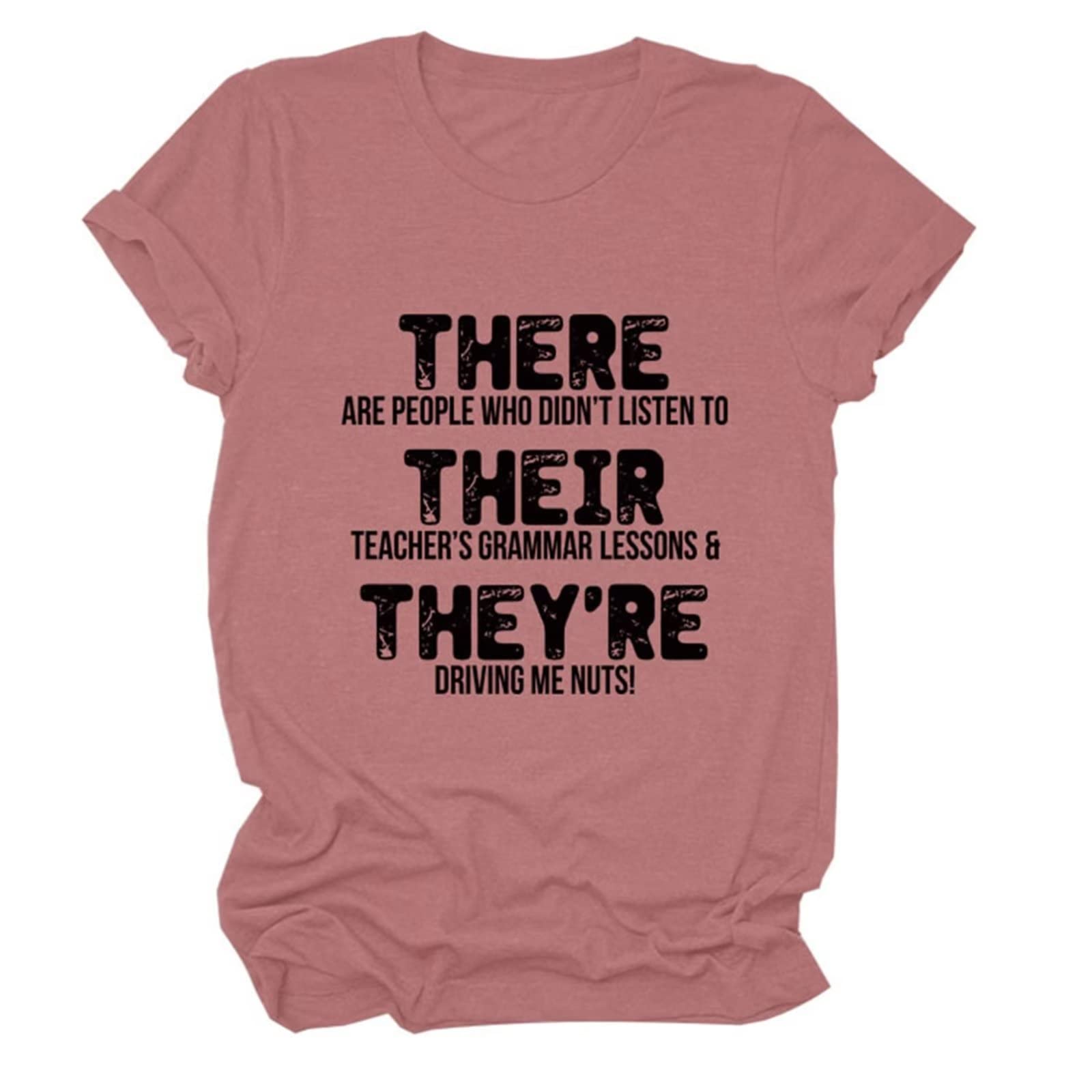 Funny Graphic Print T-Shirt for Women - 'There Are People' Letter Design Short Sleeve Humor Tee - Perfect Summer Casual Wear & Gift Idea for Friends