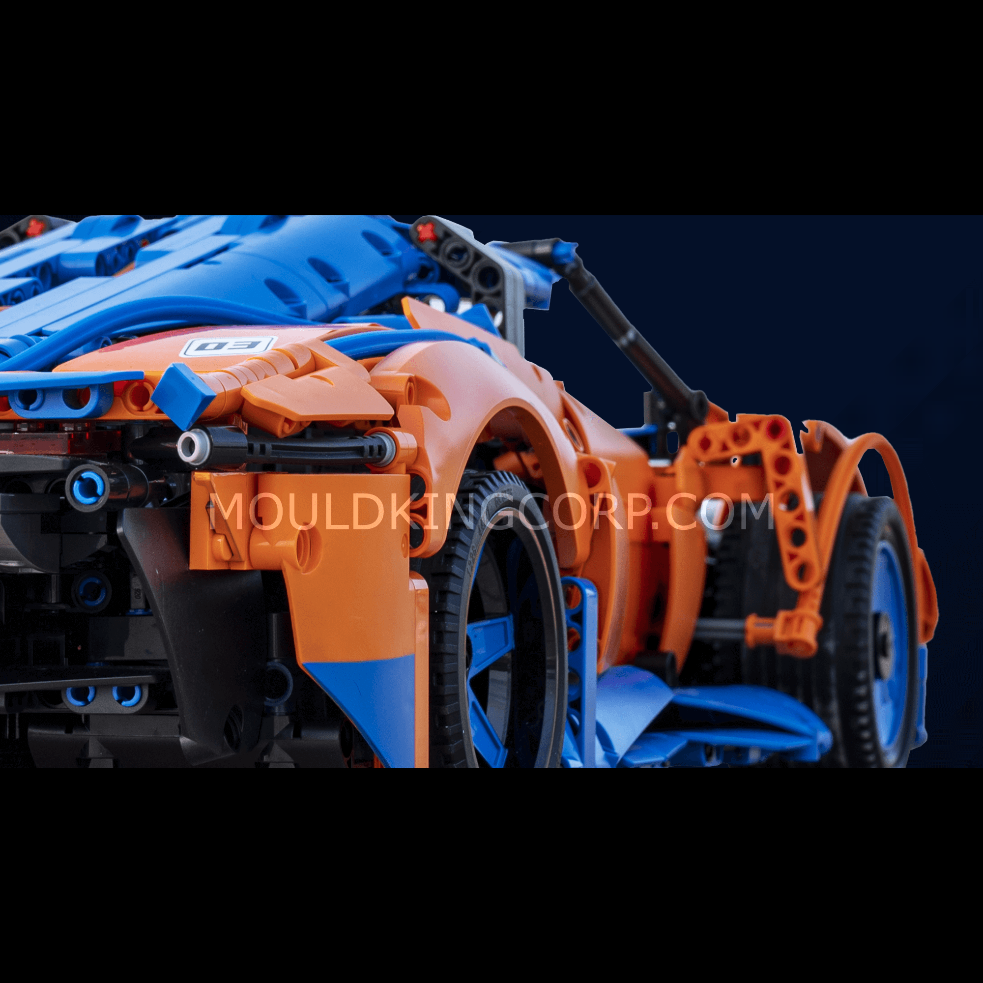 Mould King 13098 Speedtail Sports Car Remote Control Building Kit - 1,883 Piece Model Car Set for Adults & Teens | STEM Educational Toy, Collector's Display, Gift for Car Enthusiasts | Perfect for Home Decoration, Office Display & Racing Play