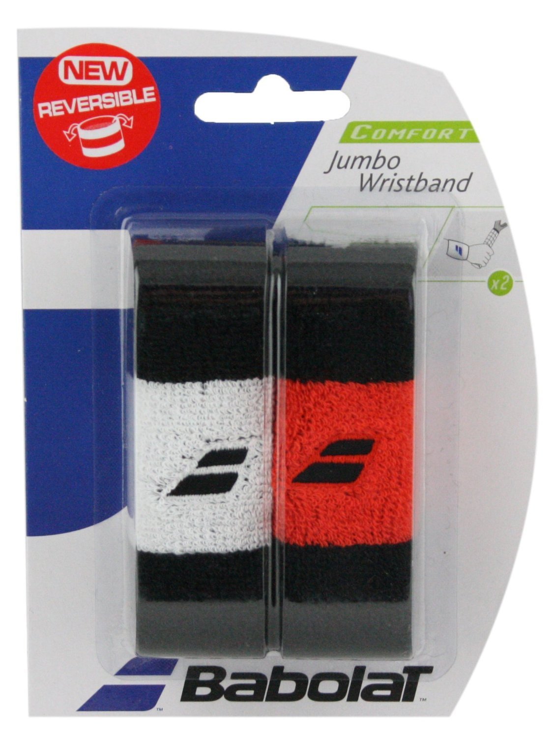 Babolat Jumbo Tennis Wristband - Sweat Absorbent, Comfortable & Durable for Tennis, Basketball & Workouts - Perfect for Sports & Fitness Activities