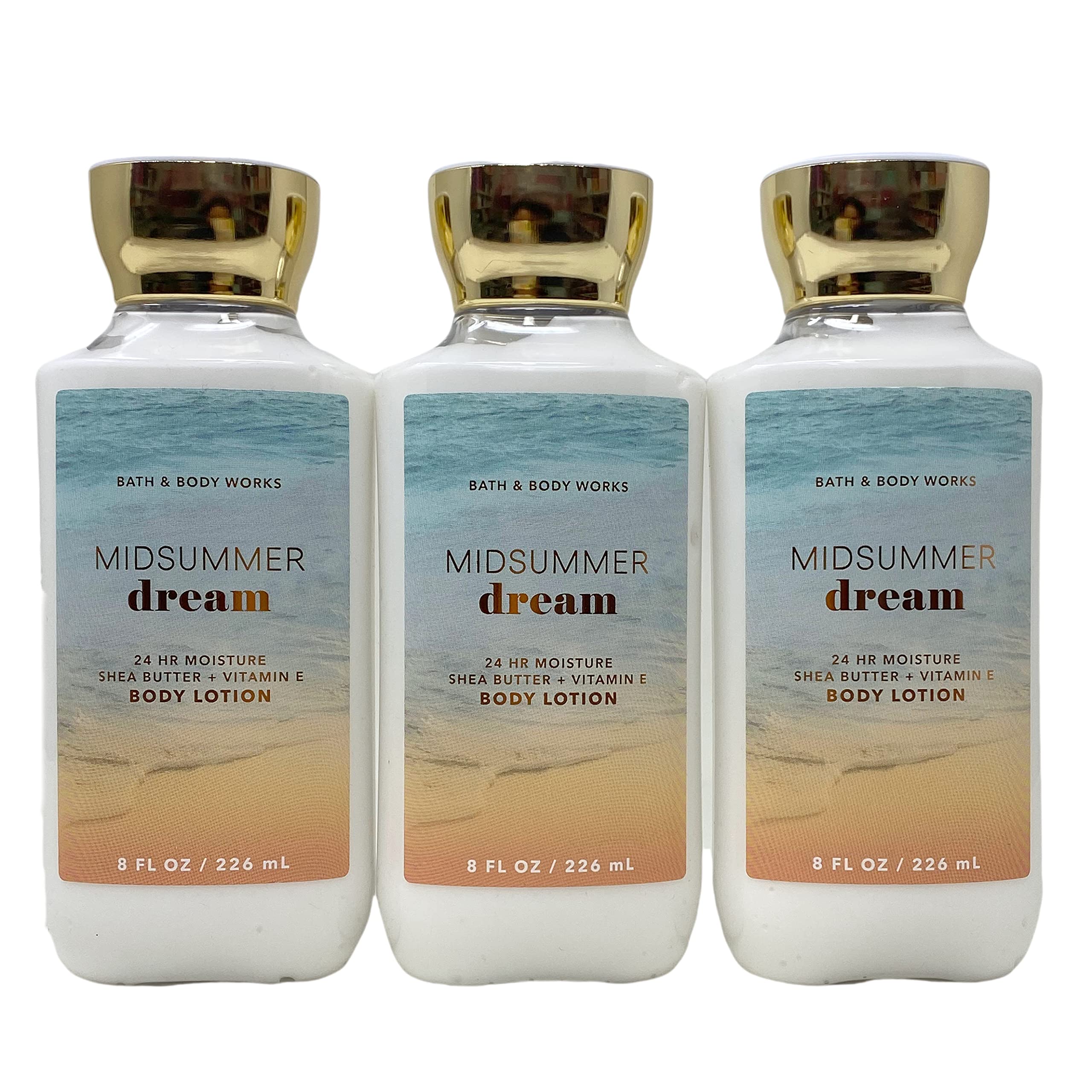 Bath & Body Works Midsummer Dream Body Lotion Value Pack - Set of 3 | Hydrating & Nourishing Moisturizer for Soft Skin | Perfect for Daily Use, Gifts & Self-Care Routine