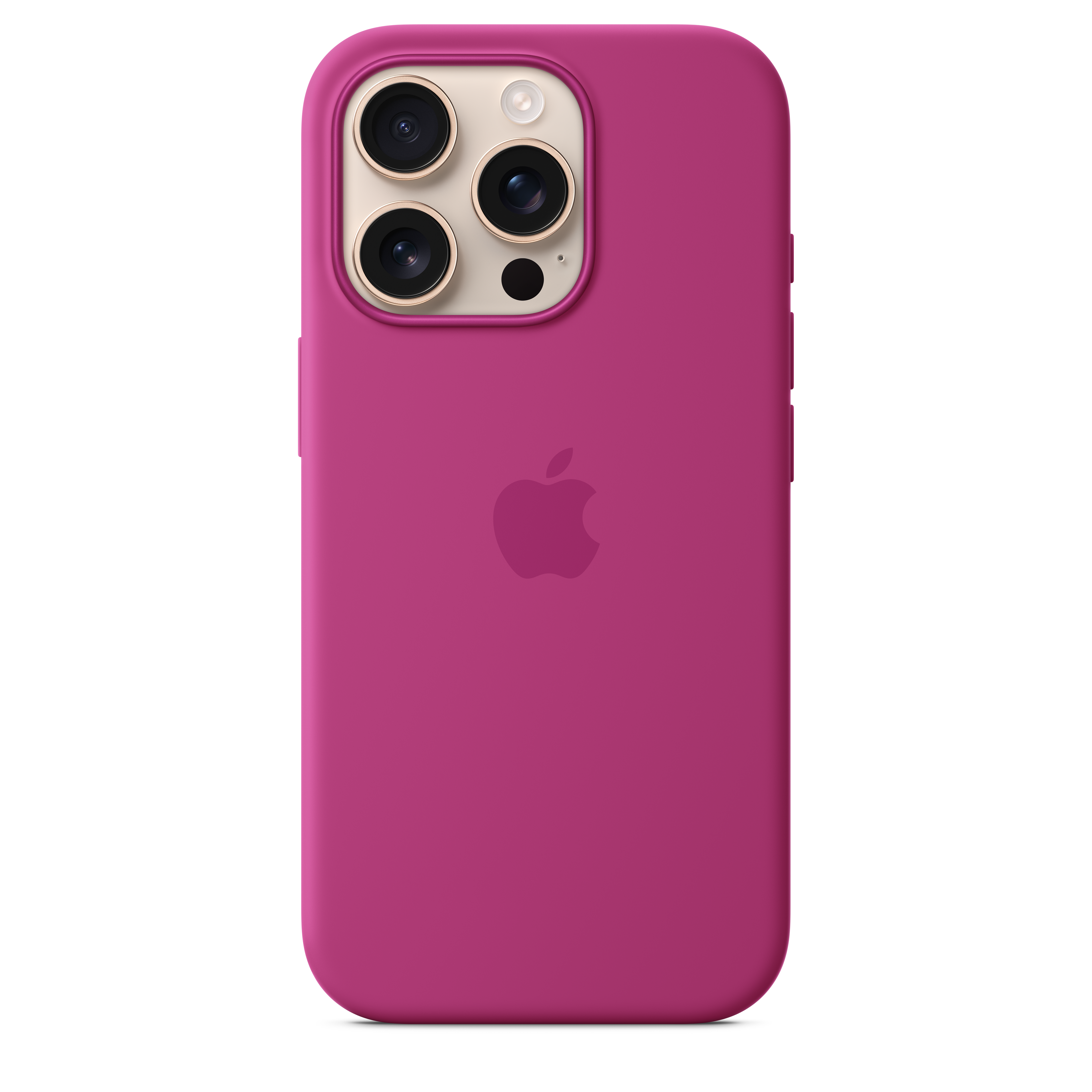 Magnetic Silicone Case with MagSafe for iPhone 16 Pro - Pink | Slim Protective Cover for Everyday Use & Wireless Charging