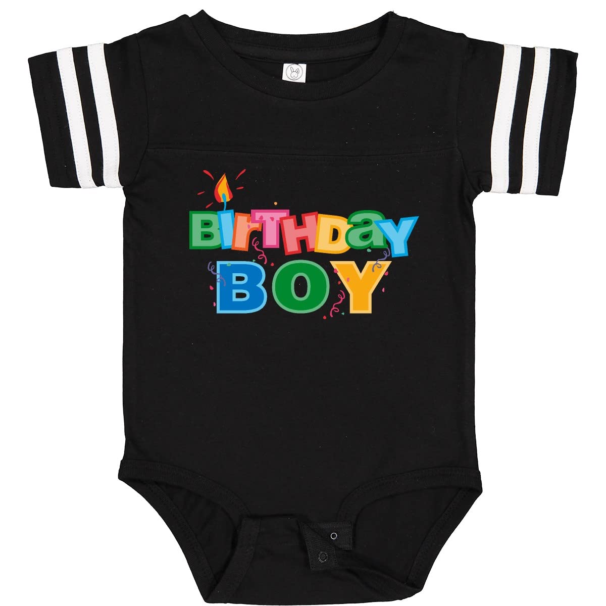 Inktastic Birthday Boy Letters Baby Bodysuit - Cute Outfit for 1st Birthday Party & Photo Shoots