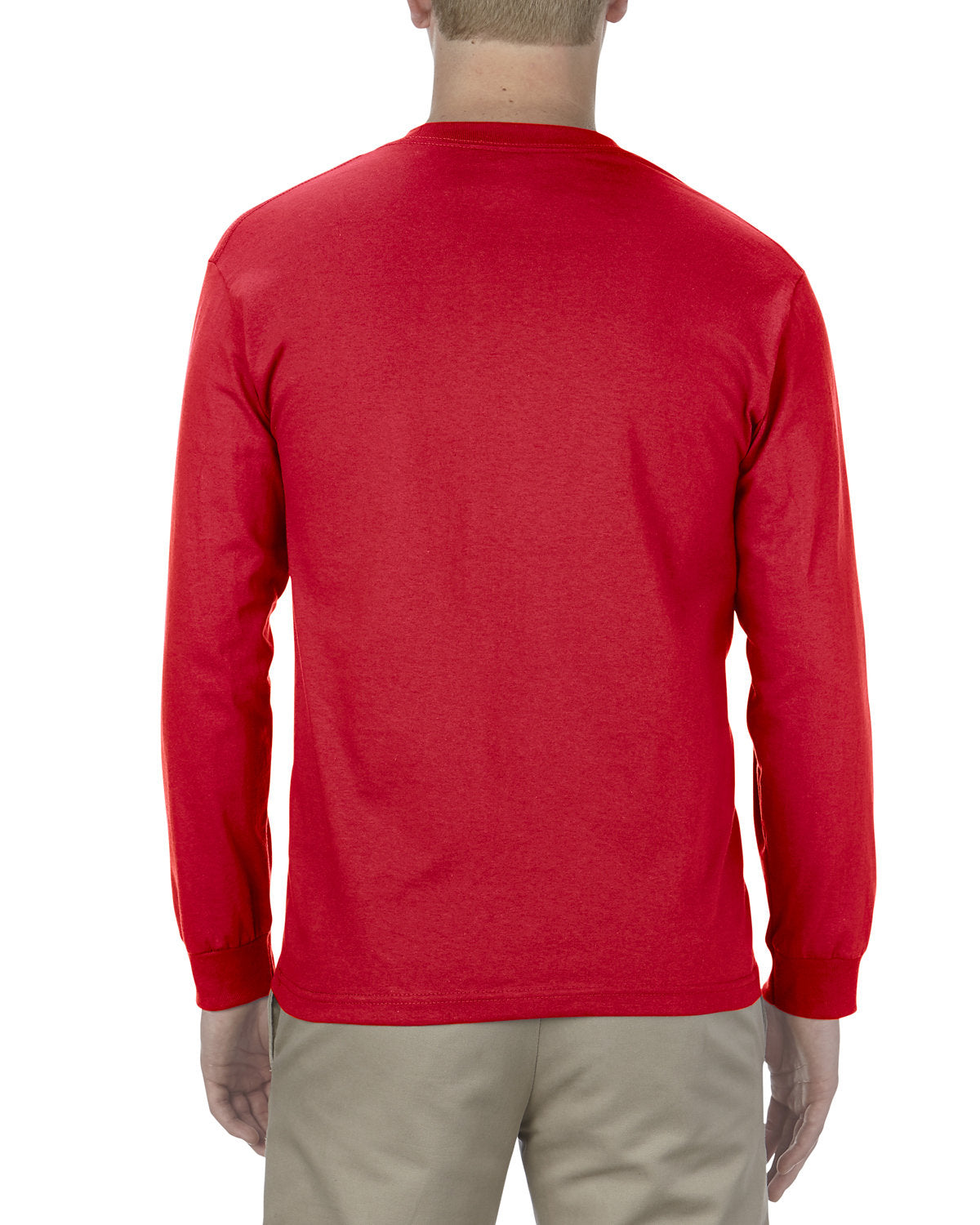 Alstyle AL1304 Men's & Women's 100% Cotton Long Sleeve T-Shirt - 6.0 oz. Comfort Fit Crewneck Casual Tee for Everyday Wear, Work & Layering
