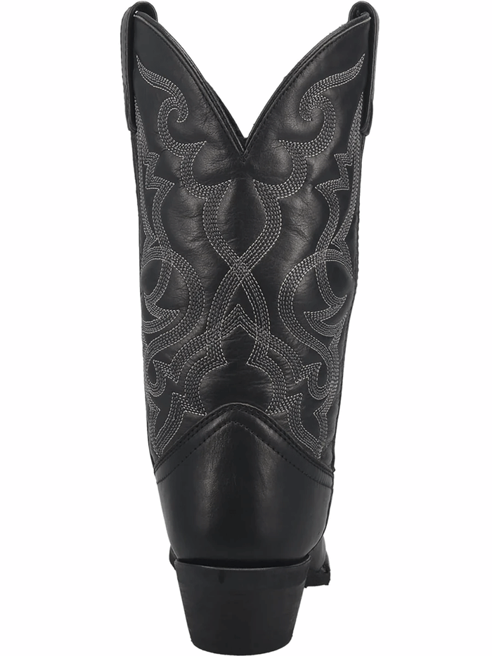 Laredo 51110 Women's MADDIE Leather Boots - Black Ankle Boots for Casual Wear, Work & Outdoor Activities