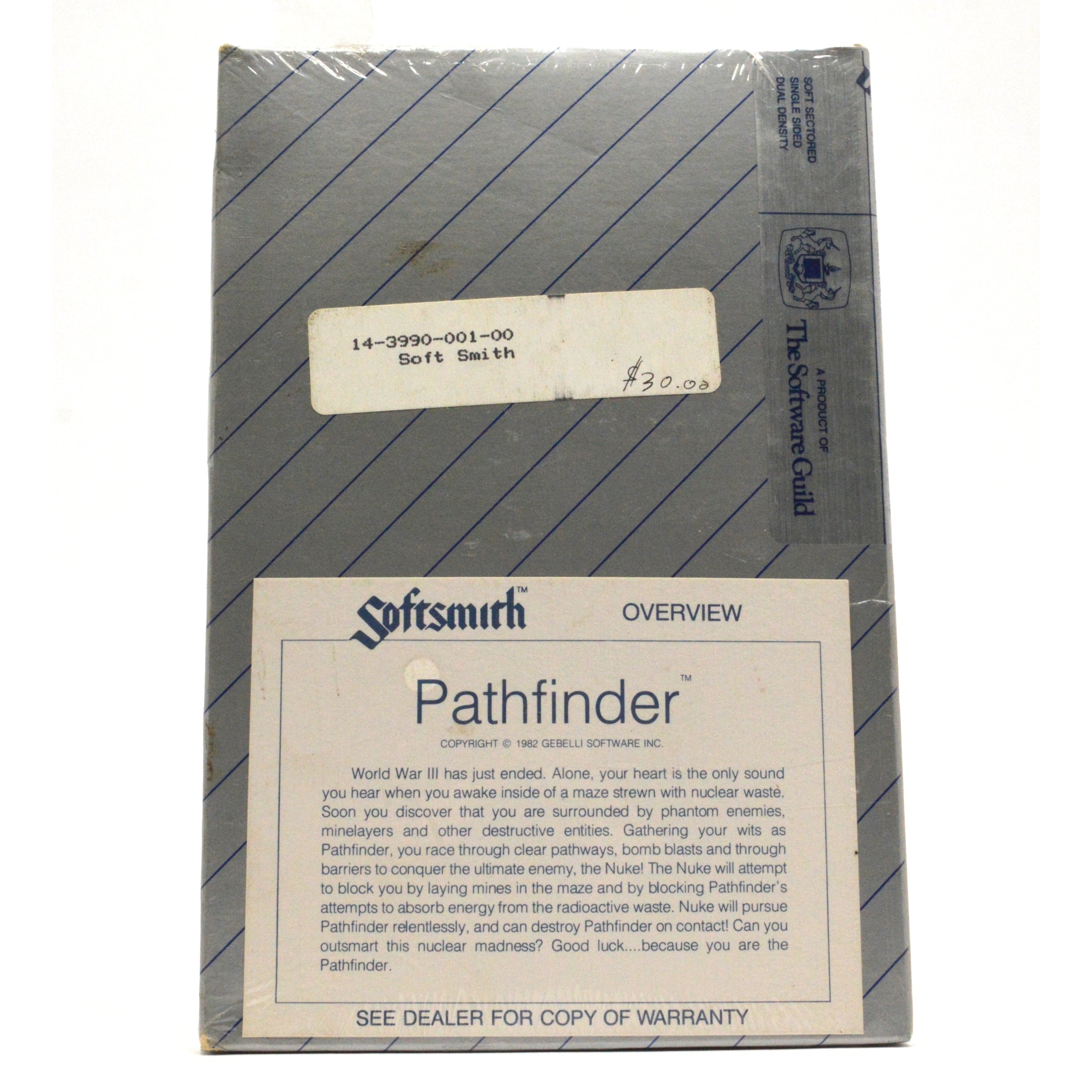 Vintage ATARI 400/800 Pathfinder Computer Game by Softsmith Software (1982) - Retro Gaming Collectible for Classic Computer Enthusiasts - Perfect for Nostalgic Gaming Sessions and Vintage Tech Collections