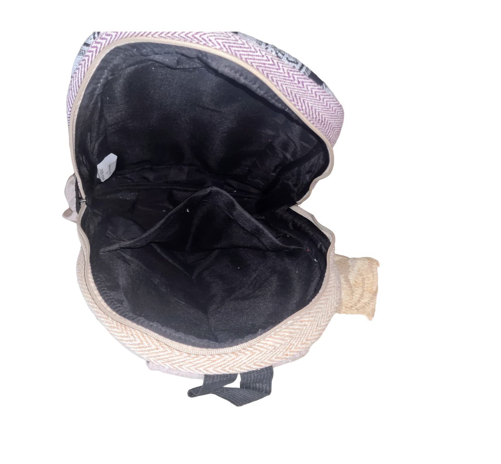 Eddika Natural Vegan Handmade Hemp Backpack - Eco-Friendly Large Himalayan Backpack for Men, Women, Boys & Girls - Perfect for Festivals, Travel & Daily Use