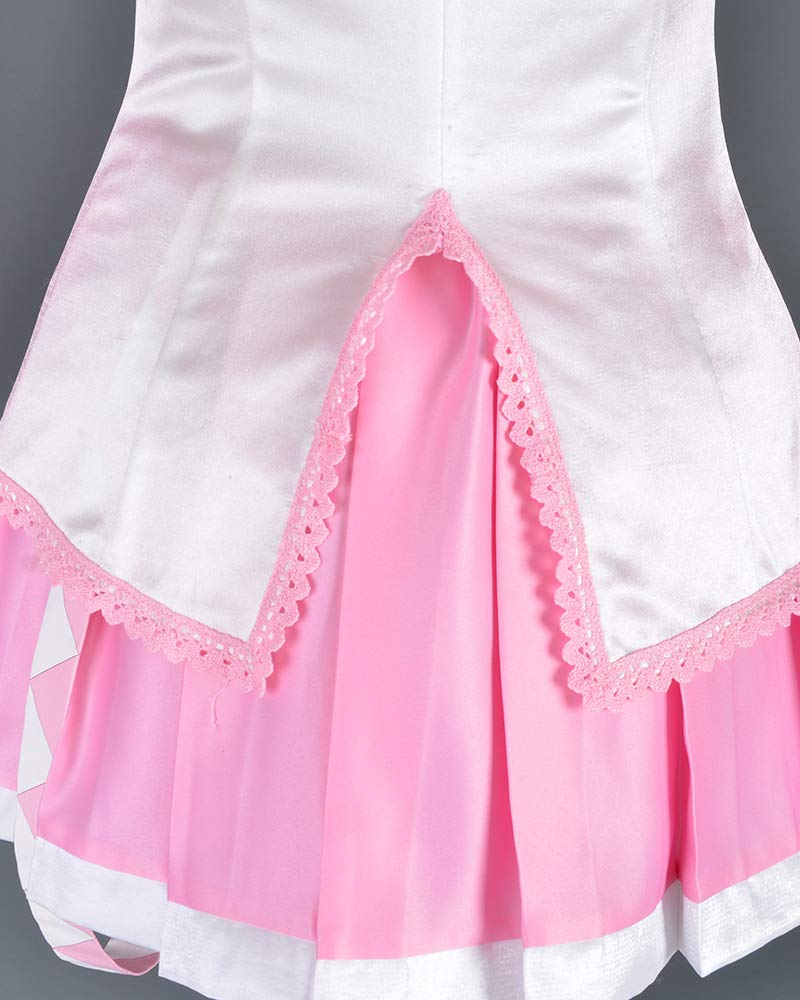 Haikyuu Anime Pink Cosplay Dress for Women - Complete Set with Socks & Hair Pins | Halloween Costume, Anime Convention Outfit, Cosplay Party Dress