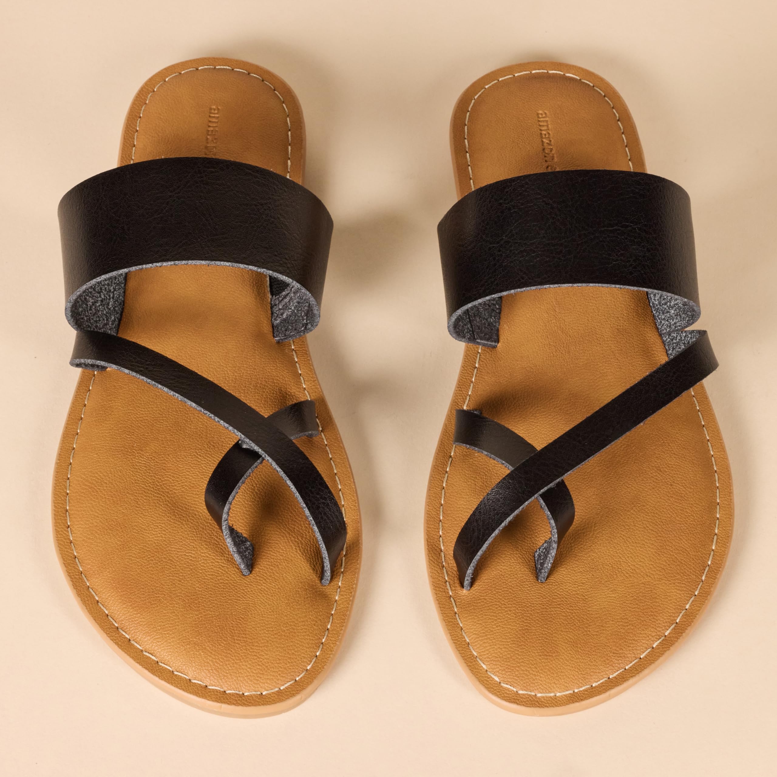 Amazon Essentials Women's Comfortable One Band Flip Flop Sandals - Lightweight Beach Slides for Summer, Poolside, and Casual Wear