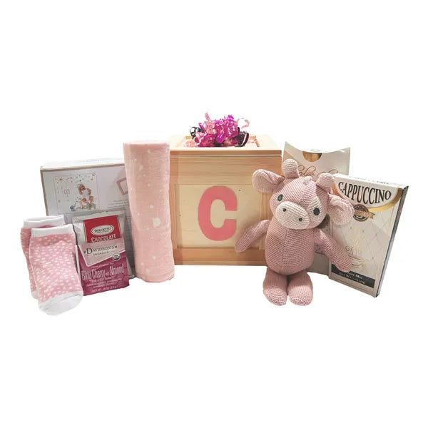 Personalized Congratulations Mom and Dad Baby Girl Gift - CBC1049 - Perfect for Newborn Announcements, Baby Showers, and Gender Reveal Parties
