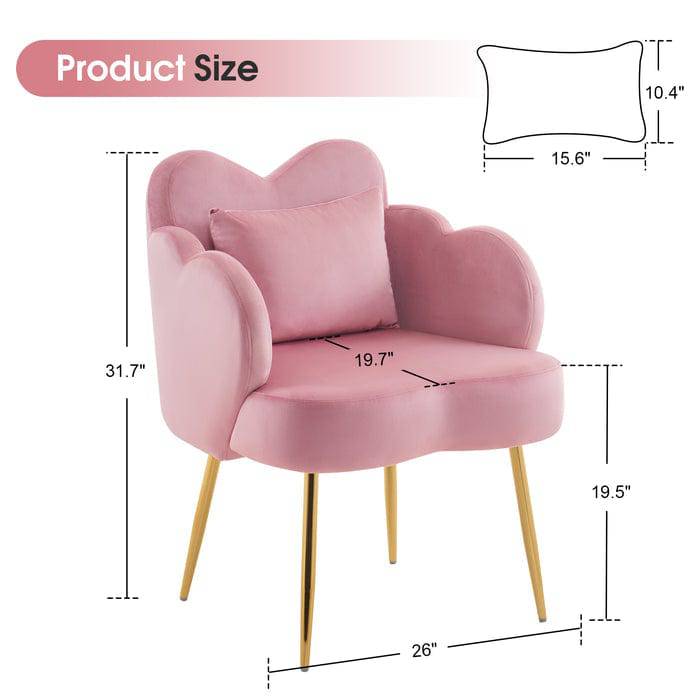 Professional Cotton Candy Manicure Chair for Salon & Spa - Ergonomic Nail Salon Stool with Adjustable Height - Perfect for Pedicures, Manicures, and Beauty Treatments