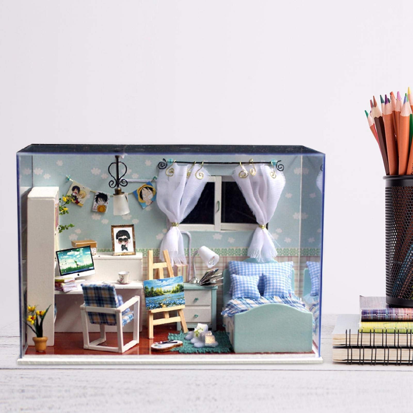 CHICIRIS DIY Doll House Kit - Creative Handmade Miniature House for Kids & Adults, Perfect Gift for Home, Office & School Projects | Great for Birthday, Christmas & Crafting Fun