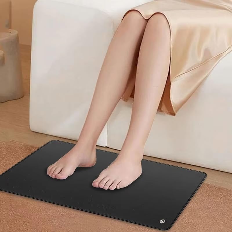 11.8x23 Inch Grounding Mat for Desk & Feet - Improve Sleep & Work Focus