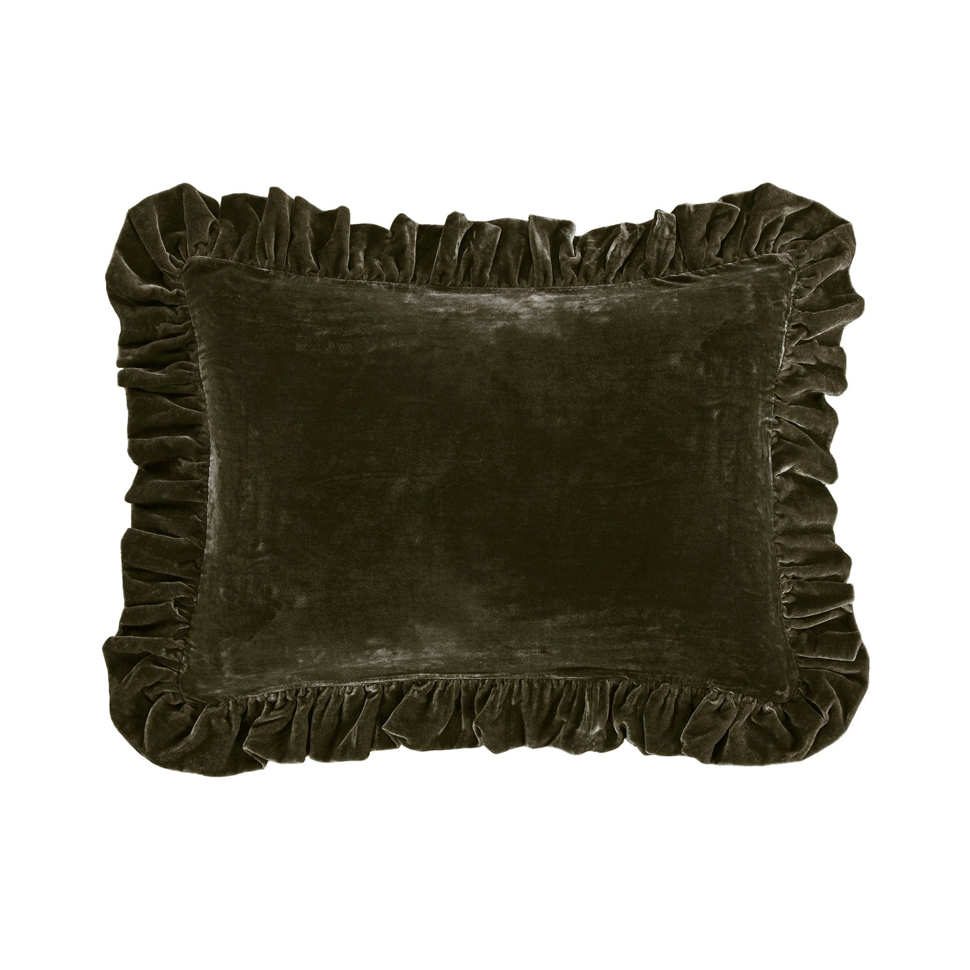 Luxury Stella Faux Silk Velvet Oblong Pillow - Soft Decorative Throw Cushion for Sofa, Bed & Home Decor - Elegant Living Room & Bedroom Accent Pillow