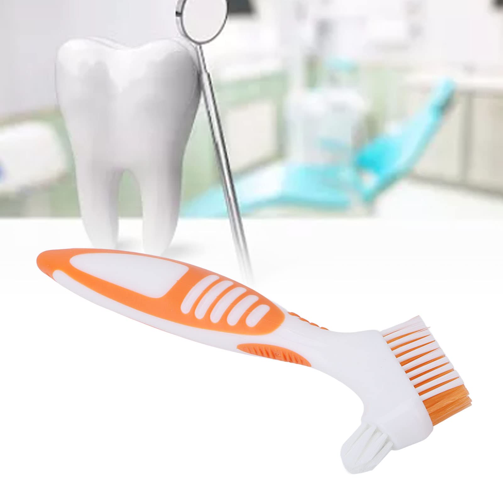 Premium Denture Cleaning Brush Set - Gentle False Teeth Cleaner & Denture Care Kit for Daily Oral Hygiene | Ideal for Dentures, Partials & Dental Appliances at Home or Travel