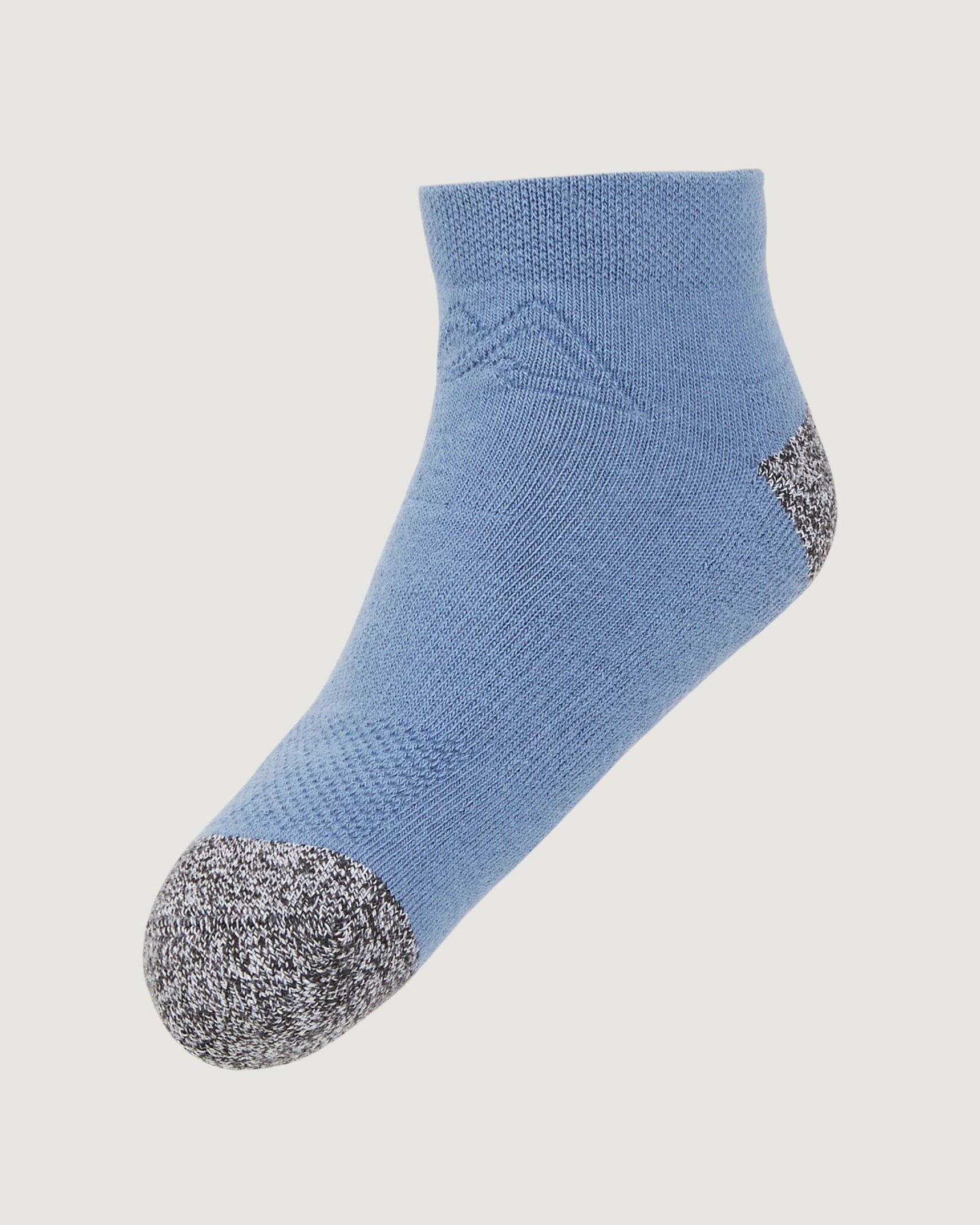 Kids' Active Dri-Motion Socks 2-Pack - White & Moonlight | Breathable Moisture-Wicking Athletic Socks for Running, Sports & Play