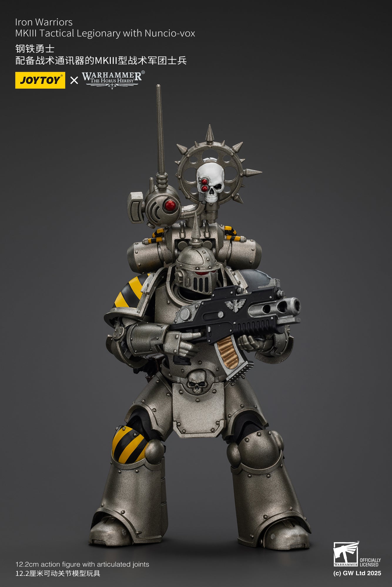 Pre Order 1/18 JOYTOY Warhammer The Horus Heresy Iron Warriors MKIII Tactical Action Figure Set - Perfect for Collectors & Tabletop Gaming