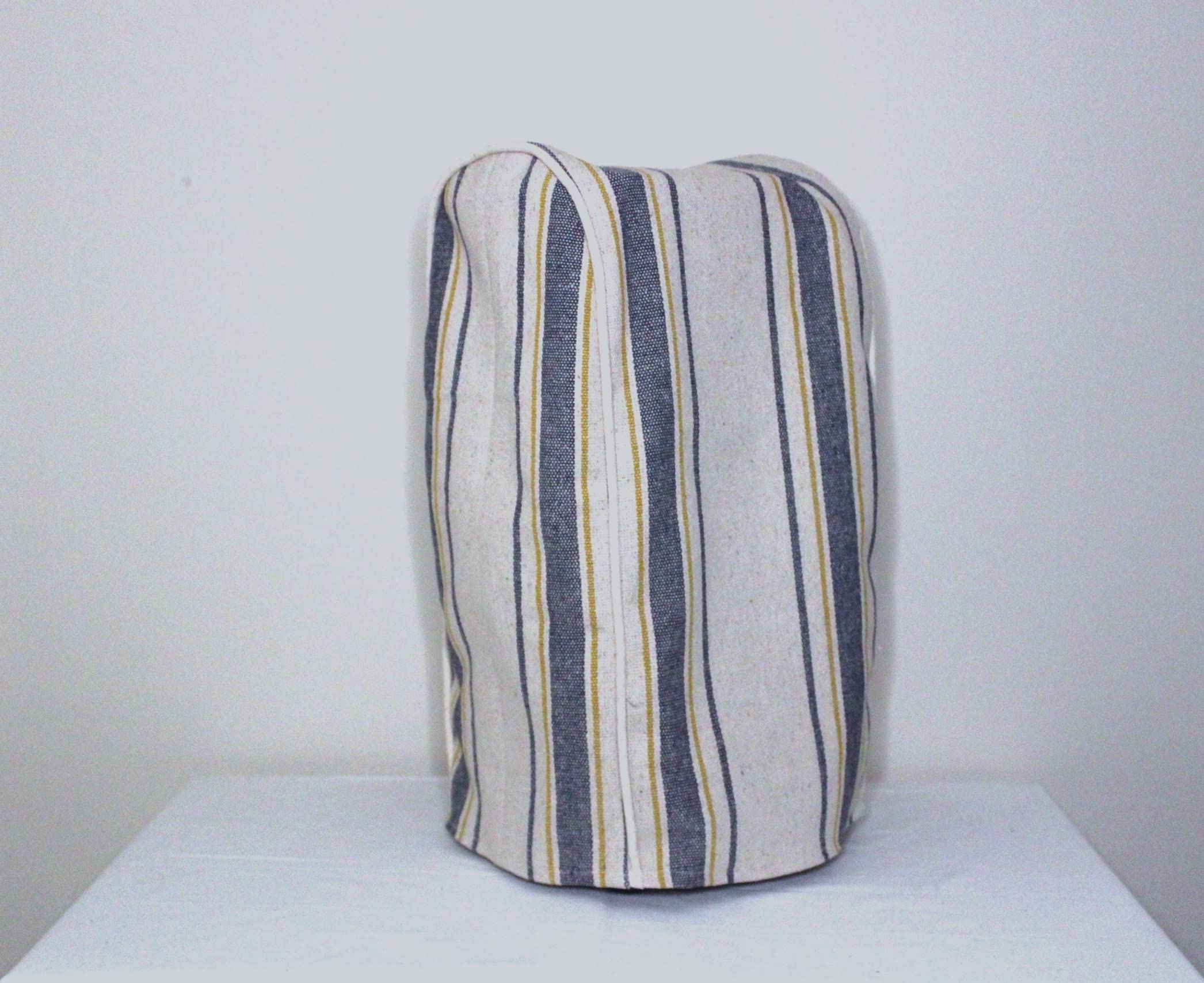 Vitamix Blender Cover - Durable Feedsack/Grainsack Dust Protection for Vitamix 5200, 5300, 7500 - Blue & Gold Design - Perfect for Kitchen Countertop Storage & Travel Use