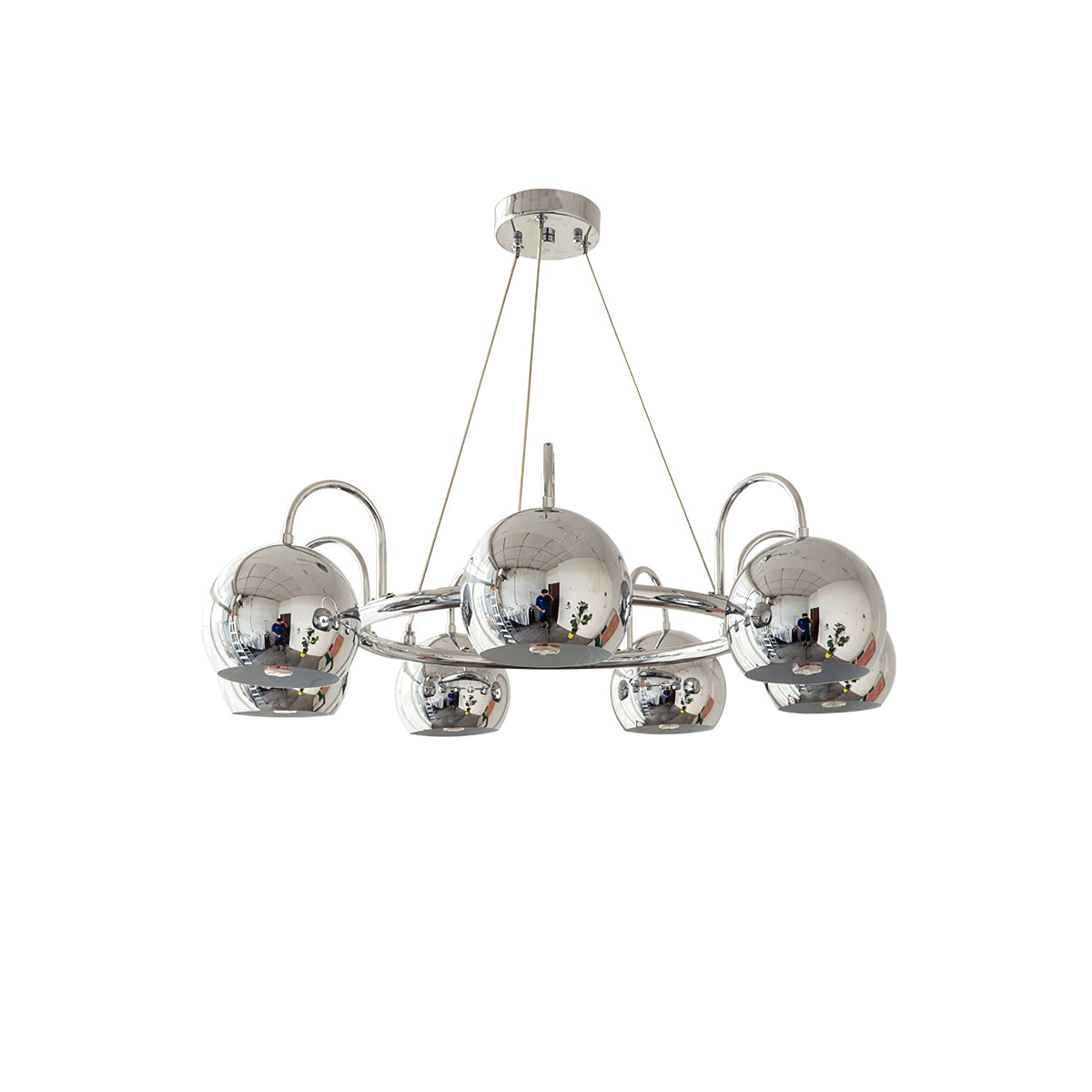 Eyeball Chandeliers - Unique Gothic Halloween Decor for Home, Party & Haunted House Lighting - Spooky Eyeball Ceiling Light Fixture for Living Room, Dining Room & Bedroom