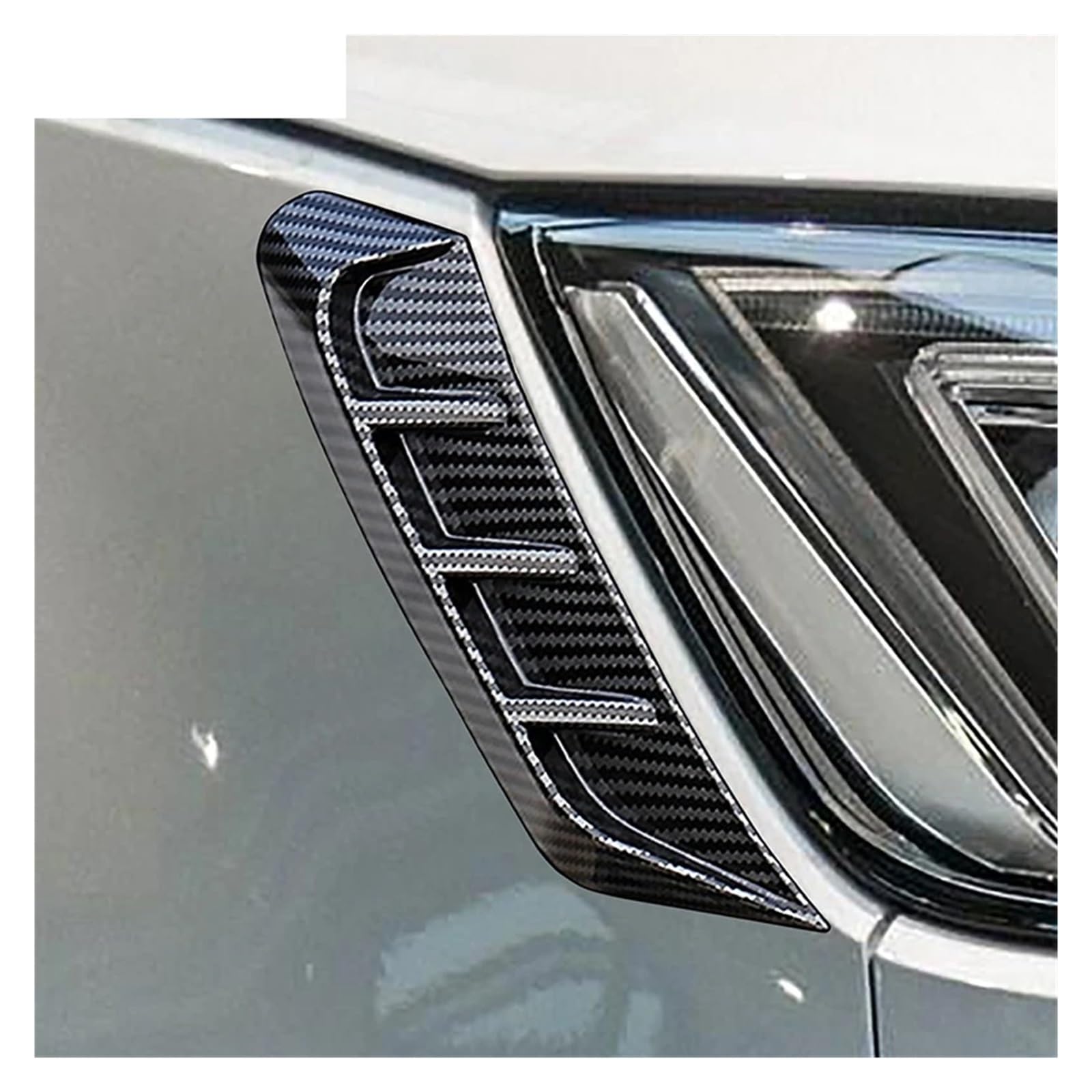 Audi A4 B9 2017-2019 Front Headlight Eyebrows & Rear Lamp Eyelid Frame Decoration Trim - Exterior Car Accessories (Front/Rear Set) - Enhance Style & Protection for Night Driving & Car Shows