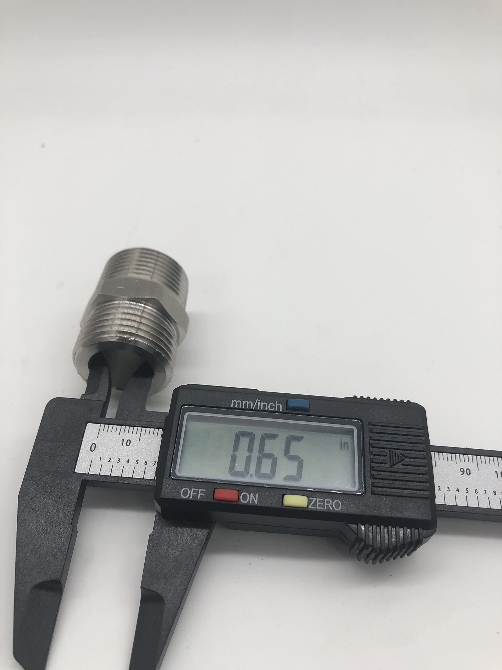 Stainless Steel Male to Male Hose Adapter - 3/4